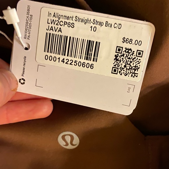 NWT Lululemon In Alignment Sports Bra Light Support C/D Cup Bundle (3 Bras) - Picture 8 of 8